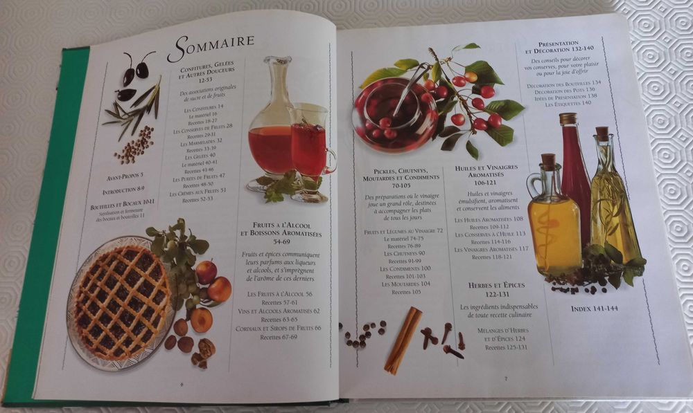 Livro de receitas em Francês