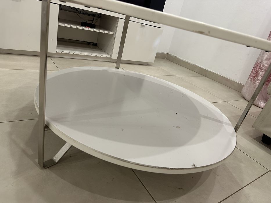 Mesa centro sala branca