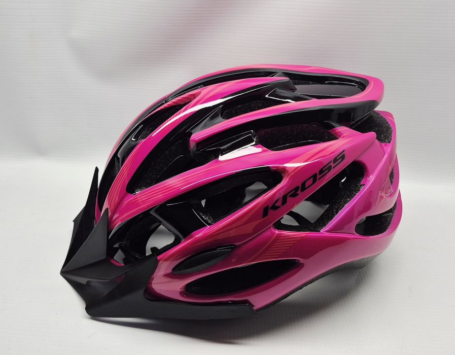 Kask rowerowy KROSS LAKI PINK, Komis Jasło Czackiego
