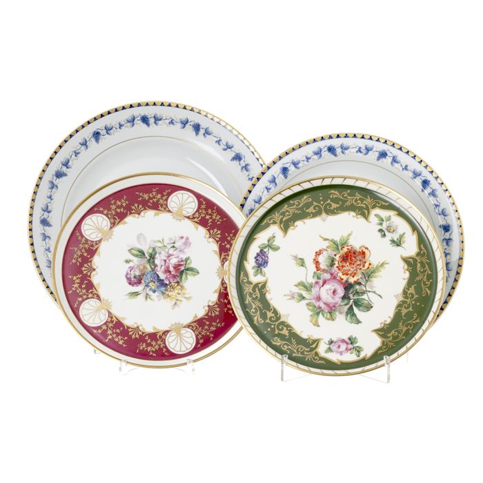 Porcelana - Quatro pratos - Vista Alegre