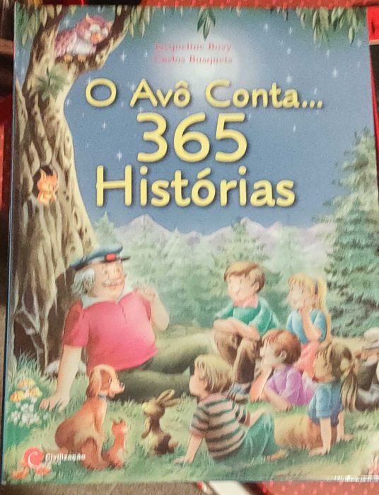 Livro O avô conta 365 histórias