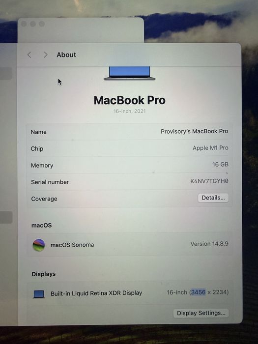 MacBook Pro 16-Inch