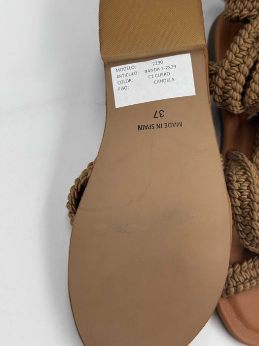 frIDA by SCHOTT & BRINCK sandały skórzane  brązowe  R.37  FR12A