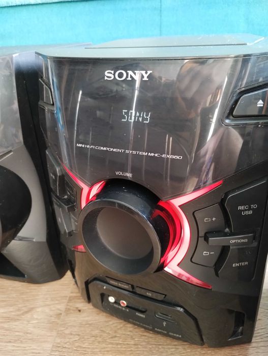 Сучасний муз центр 500 Вт Sony ( Блютуз / AUX / USB / MP3 / CD ) Сони