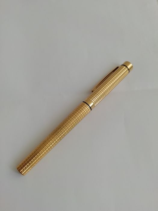 Caneta Shaffer aparo ouro e corpo plaque de ouro