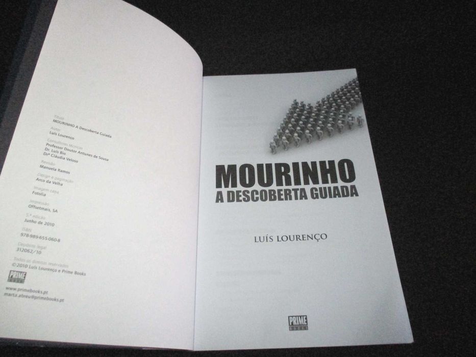 Livro Mourinho A Descoberta Guiada Luís Lourenço Autografado