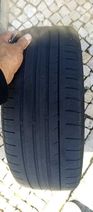 4 Jantes com pneus Opel