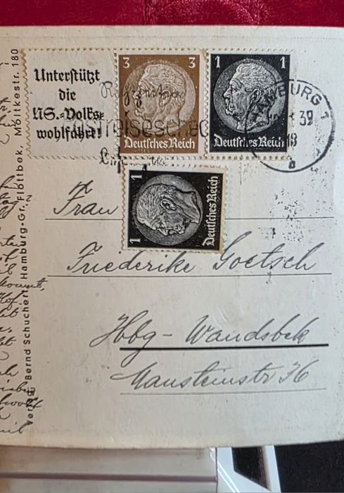 Pocztówka propagandowa Adolf Hitler 3 Rzesza