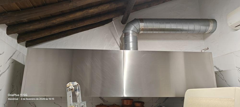 Extrator de fumos  3 metros