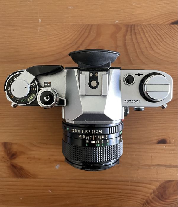 Canon AE-1 com lente 50mm 1:1.4