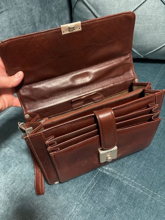 Шкіряні чоловічі сумки - барсетка