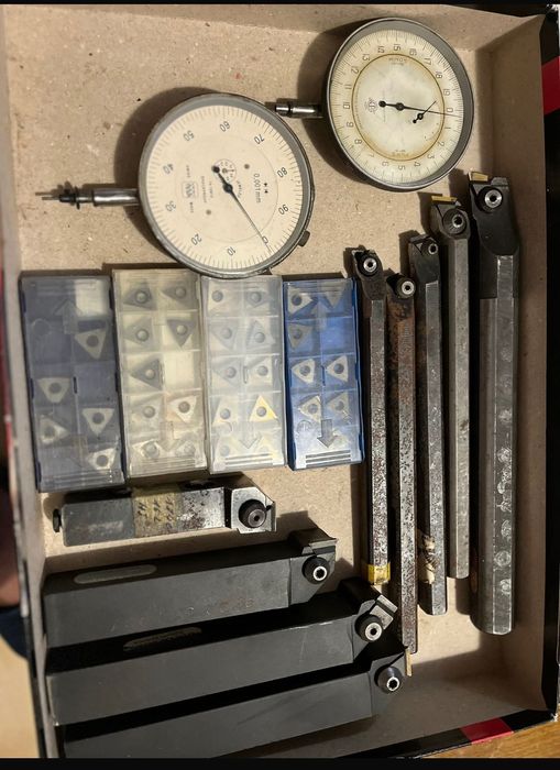 Prensa , buchas röhm ponto , base p comparador, lâminas