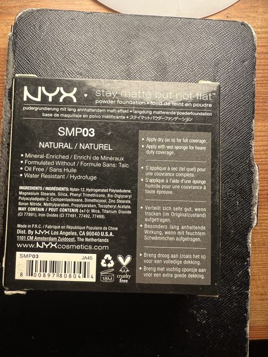 Nyx stay matt but not flat natural