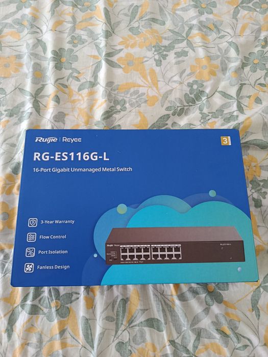 Switch novo 16 portas Gigabit