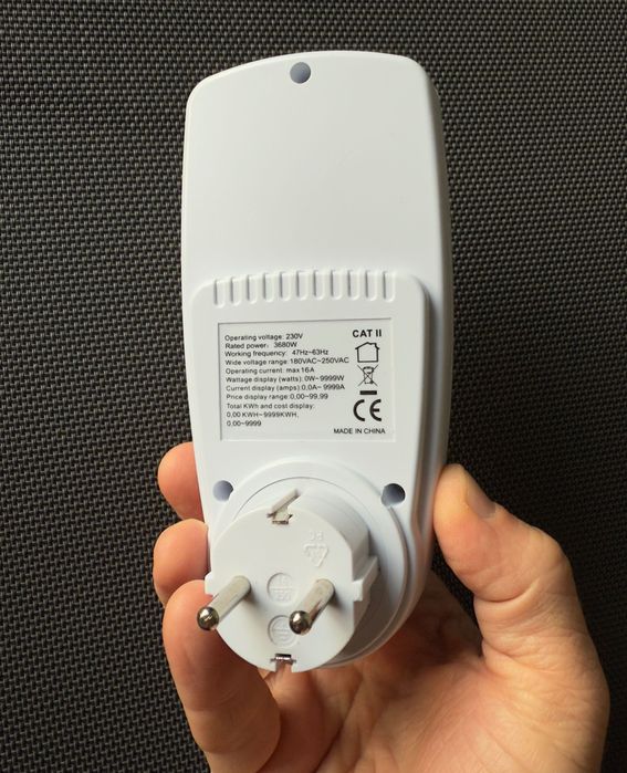 Цифровий лічильник вольтметр ваттметр