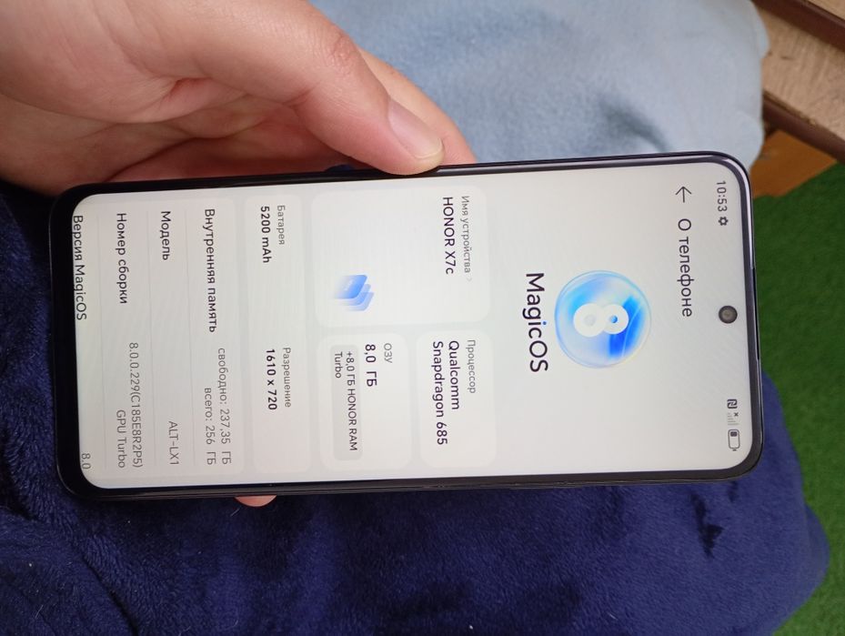 Телефон HONOR X7c в идеальном состоянии