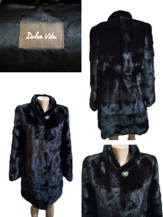 Норкова шуба трансформер 4в1.р.44 Dolce Vita.Turkey.