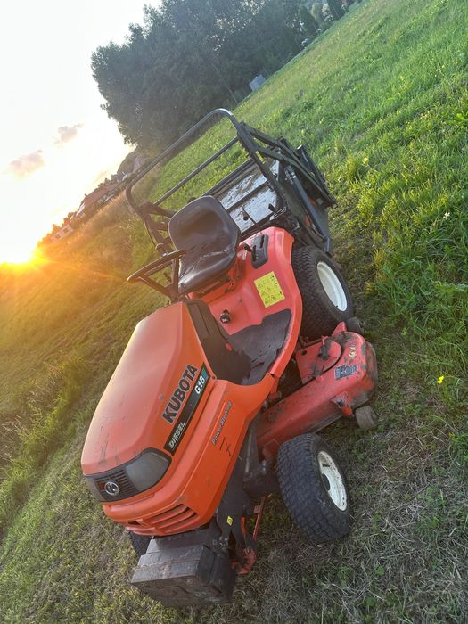 Kubota g18 traktorek kosiarka górny wysyp diesel