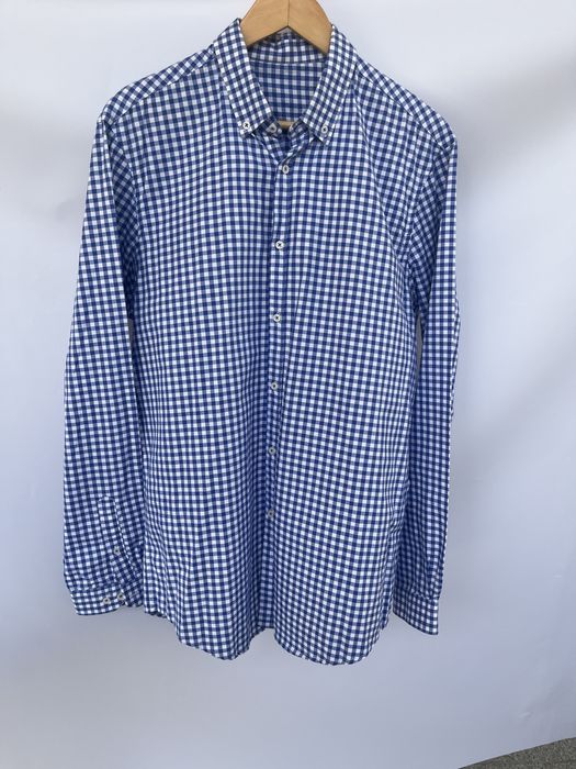 Camisa aos Quadrados Azuis e Brancos XL Nunca Usada