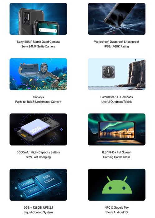 Umidigi Bison 6GB/128GB Laranja