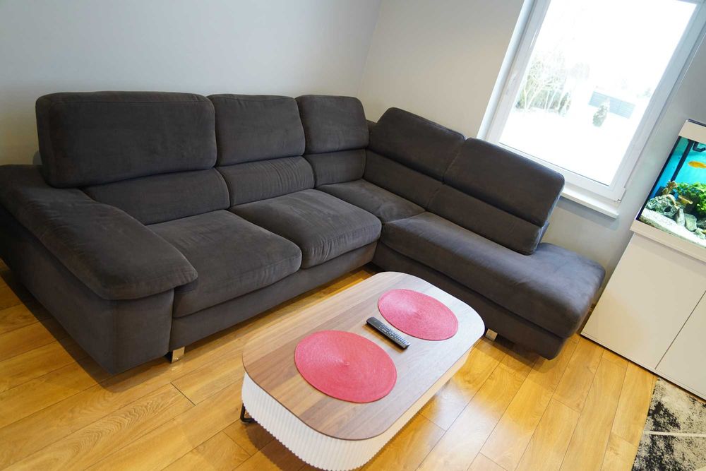 sofa welur narożnik emmohl wypoczynek