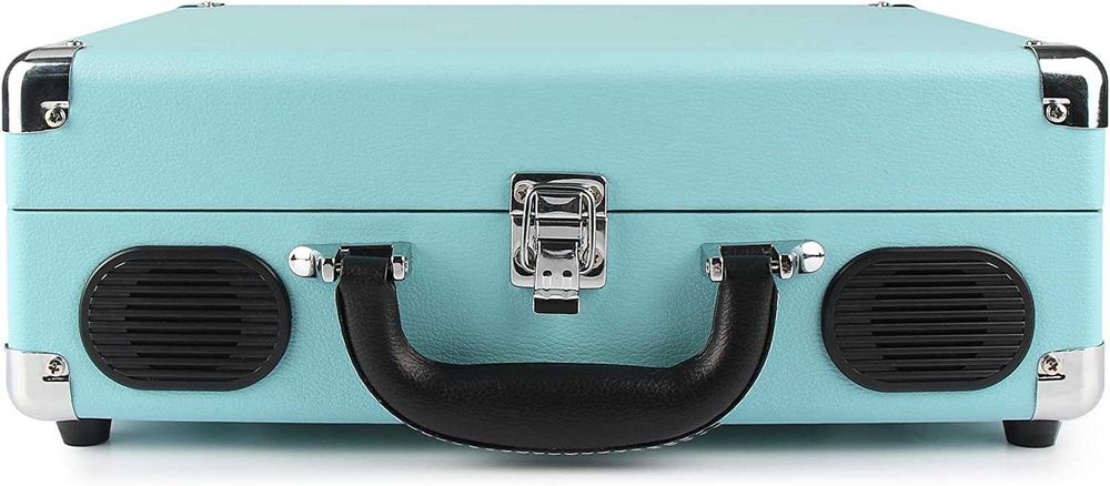 Gira-discos Bluetooth vintage com placa giratória - Prenda dia do Pai