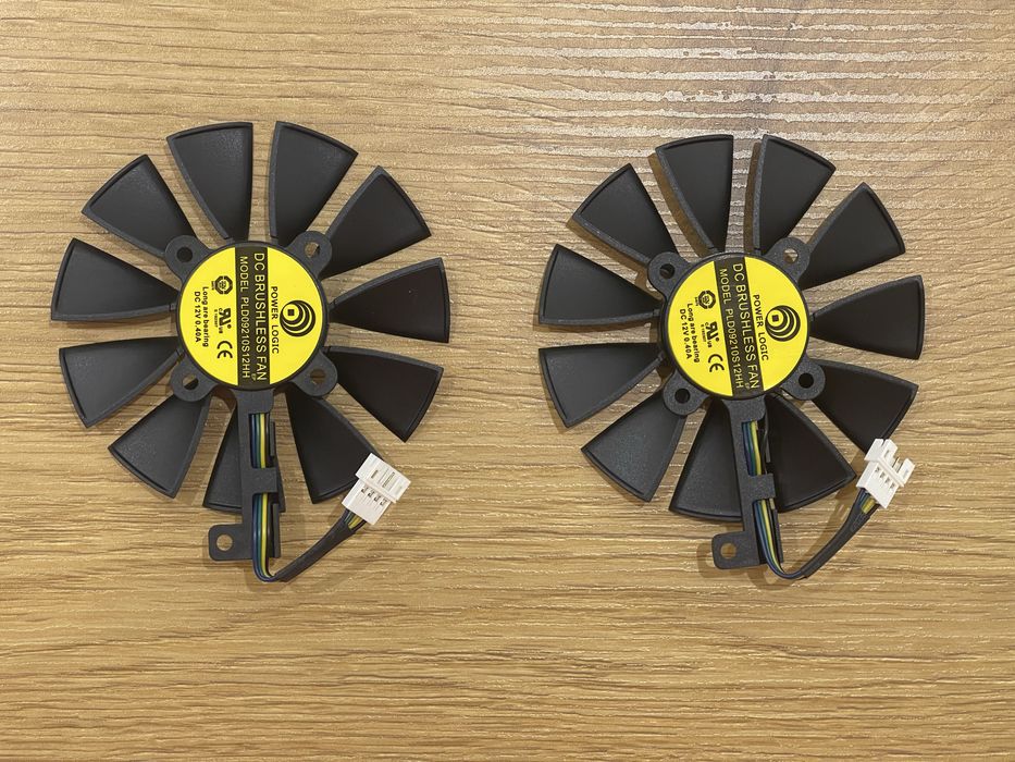 Кулер вентилятор для відеокарти для asus rx 570 580 590