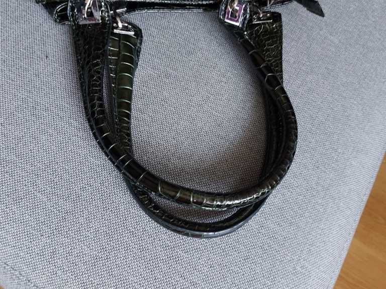 Torebka zielony krokodyl