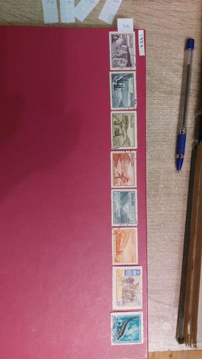 Марки 40е, 50е годы