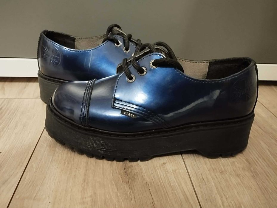 Steel Alessia Patent Navy glany 3eye size 40