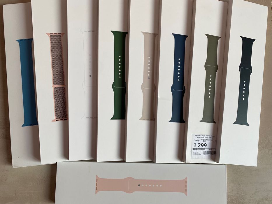 Оригінальні ремінці apple watch 38/40/41mm sport band, milanese loop