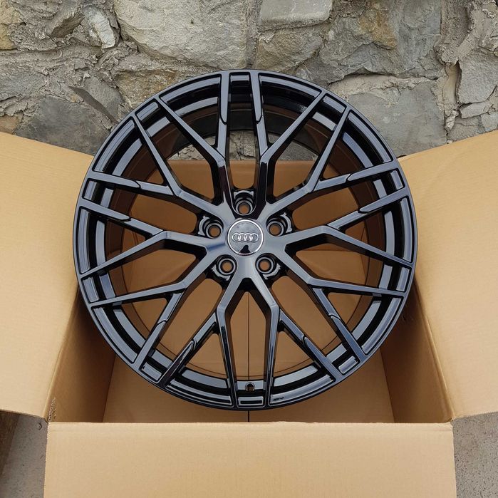 Диски НОВІ R21 Audi 5x112 Q7 SQ7 Q5 Q8 A6 A7 Black Ауді 21 Porsche Macan VW Touareg Tiguan Mercedes