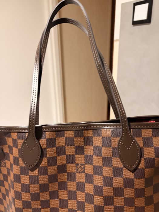 Louis Vuitton Neverfull Mm skóra naturalna