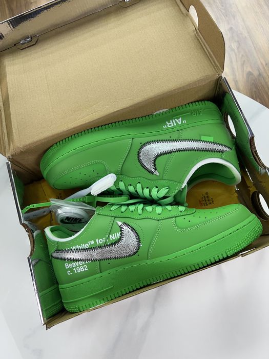 Кросівки Nike Air Force 1 low x Off-White “Brooklyn”Green