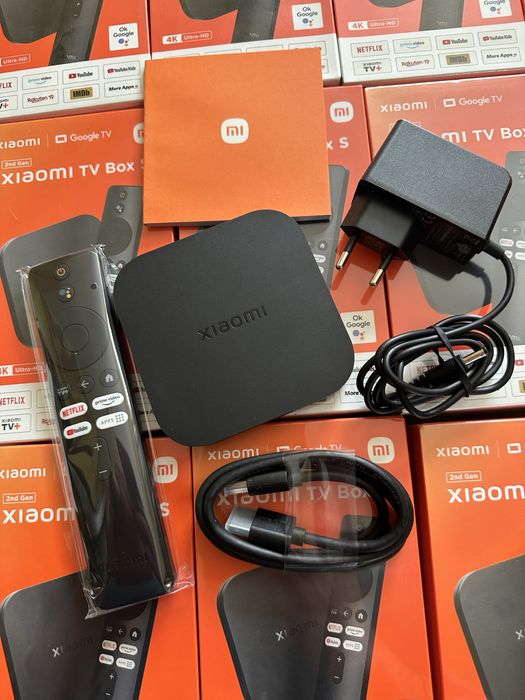 SmartTV Xiaomi Mi Box S 4K 2nd Gen (MDZ-28-AA)  2023 Медіаплеєр смарт
