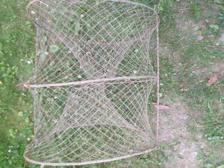 siatka do połowu ryb, prl, retro