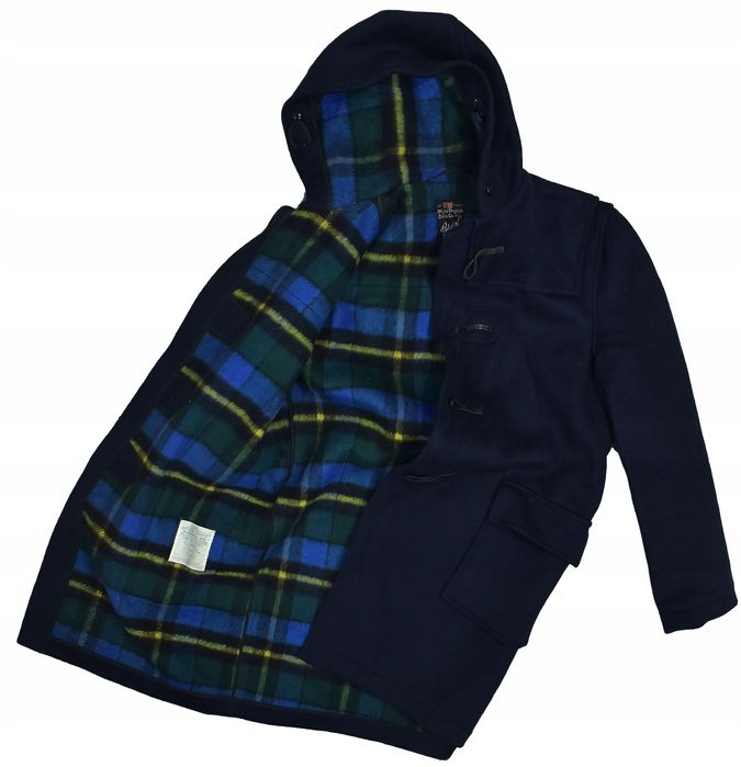 Gloverall Gruby Wełniany Płaszcz Męski Duffle Coat 54
