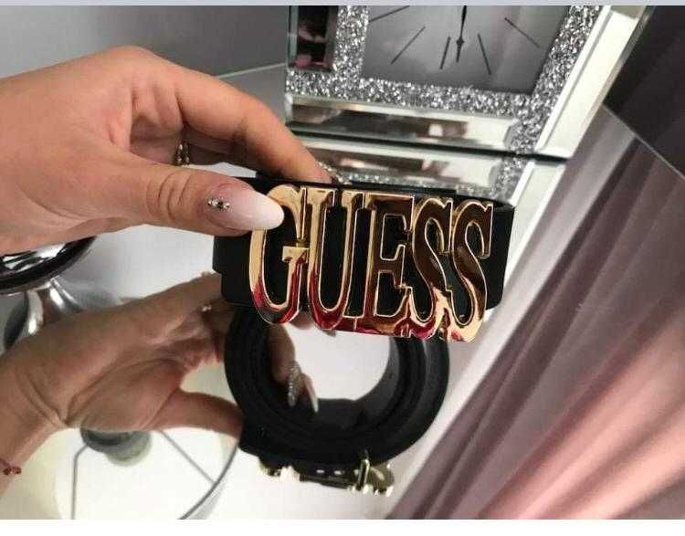 Pasek klamra Moschino OKAZJA Damski Guess Louis LV Vuitton