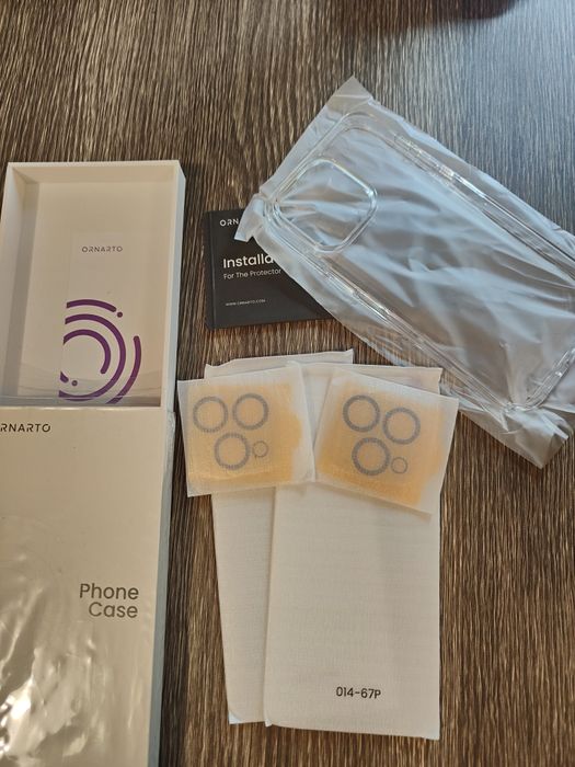 Case etui + 2x szkło hartowane 2x szkło na aparat iPhone 14 Pro Max