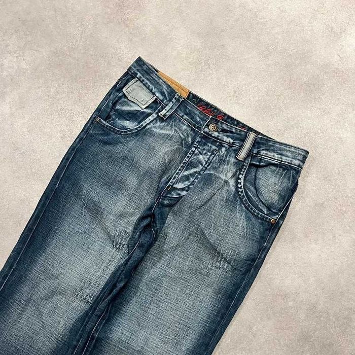 Vintage Spodnie Jeansy Y2K Rap Denim Pants Retro Swag 00s Trendy