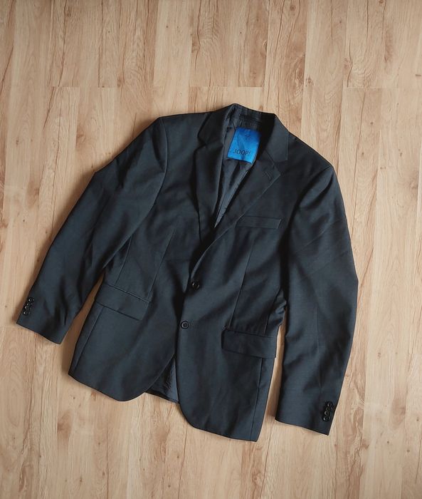 Wełniana Marynarka JOOP ! Schurwolle Ray Black Marynarka męska