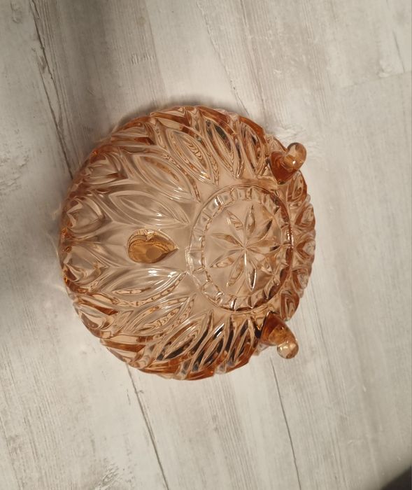 Lausitzer Orion Duża Patera Rozalinowa 20 cm | Niemcy lata 60