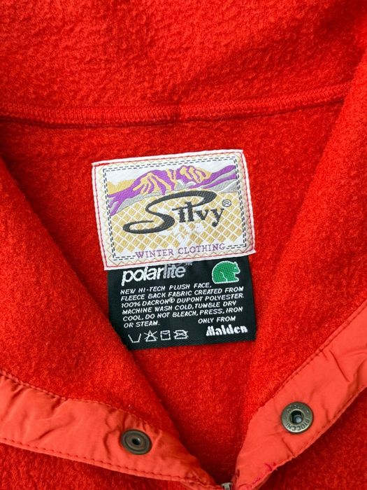 Czerwony polar Vintage Silvy L