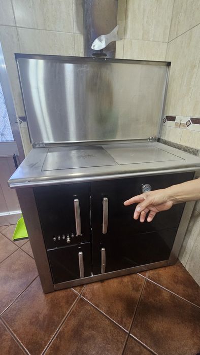 fogão de lenha usado