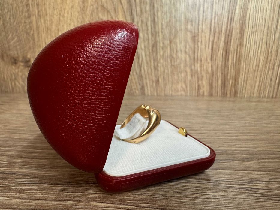 Wyrób Jubilerski Złoty Pierścionek Próba 585 Waga 4.55g Rozmiar 18