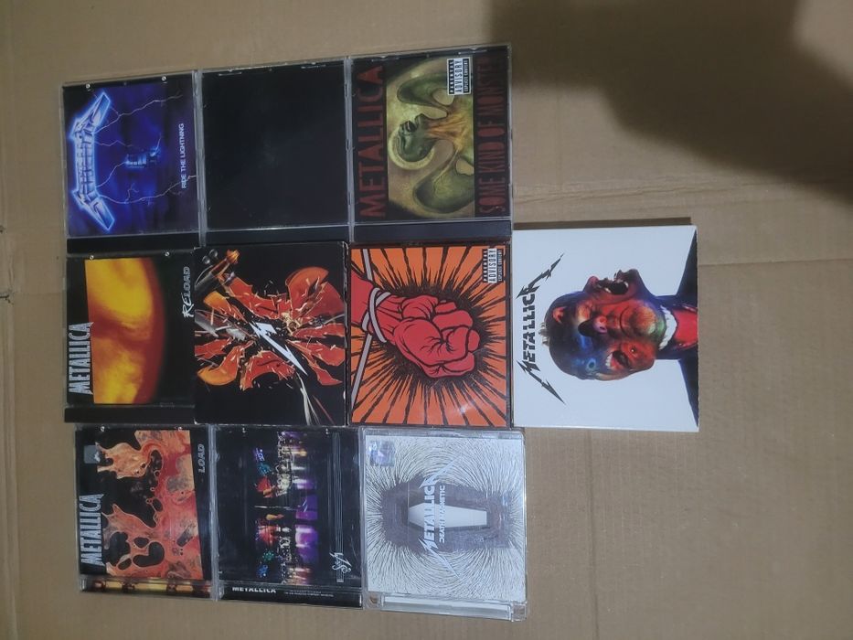 10 cds da banda Metallica