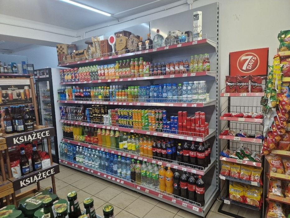 Regały sklepowe mocne metalowe