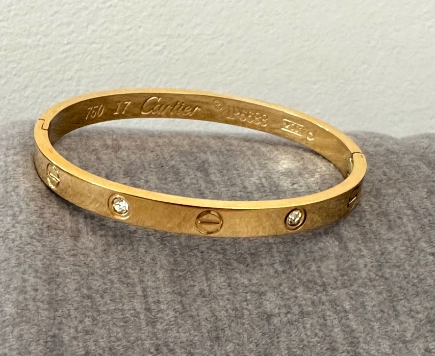 Bransoletka cartier stal 316L 16,17,19