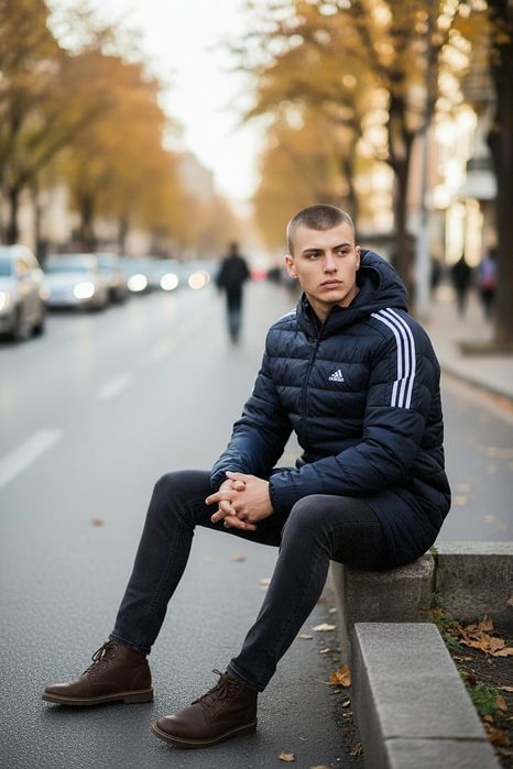 Чоловіча парка Adidas Essentials Down Parka(Оригінал)розмір S та М