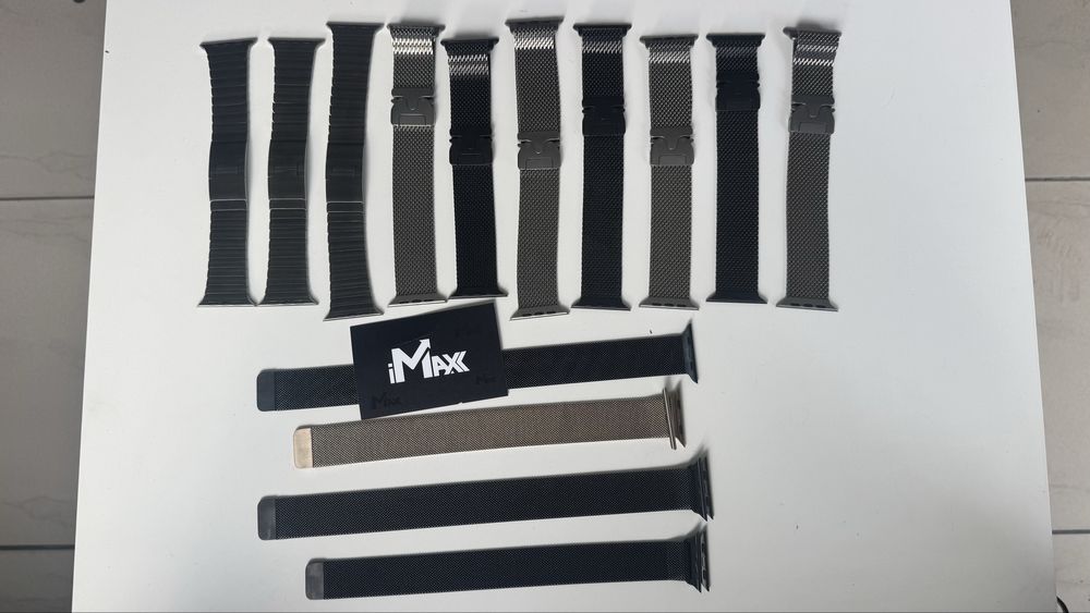 Ремінець, Браслет Оригинал Apple Watch Natural Titanium, Black, Link